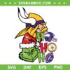 Grinch Ho Ho Ho Minnesota Vikings SVG PNG, Christmas Minnesota Vikings SVG, NFL Football Team Christmas DXF SVG PNG EPS