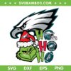 Grinch Hohoho Philadelphia Eagles SVG PNG, NFL Grinch Philadelphia Eagles SVG, Football Grinch Christmas DXF SVG PNG EPS