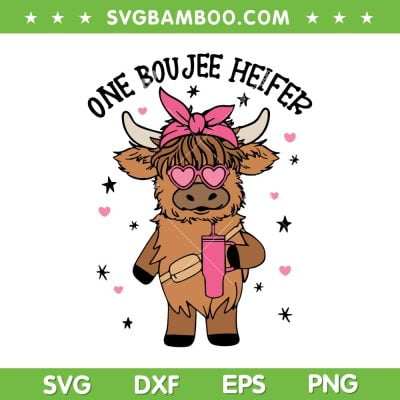 Heifer Valentine SVG PNG, Highland Cow Cup And Bag SVG, On Boujee Heifer DXF SVG PNG EPS Heifer Valentine SVG PNG, Highland Cow Cup And Bag SVG, On Boujee Heifer DXF SVG PNG EPS