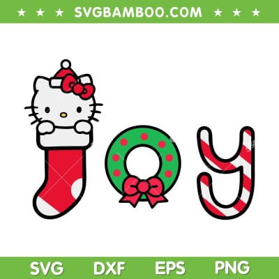 Hello Kitty Christmas Joy SVG PNG, Hello Kitty Socks Christmas SVG, Joy Kitty Candy DXF SVG PNG EPS Hello Kitty Christmas Joy SVG PNG, Hello Kitty Socks Christmas SVG, Joy Kitty Candy DXF SVG PNG EPS