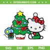 Hello Kitty Christmas Tree SVG PNG, Kitty Santa Hat SVG, Christmas Kawaii Kitty DXF SVG PNG EPS Hello Kitty Christmas Tree SVG PNG, Kitty Santa Hat SVG, Christmas Kawaii Kitty DXF SVG PNG EPS