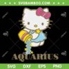 Hello Kitty Zodiac Aquarius SVG PNG, Cute Kitty Zodiac SVG, Funny Kawaii Cat DXF SVG PNG EPS Hello Kitty Zodiac Aquarius SVG PNG, Cute Kitty Zodiac SVG, Funny Kawaii Cat DXF SVG PNG EPS