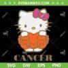 Hello Kitty Zodiac Cancer SVG PNG, Cute Kitty Cancer SVG, Hello Kitty 12 Zodiac Signs DXF SVG PNG EPS