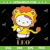 Hello Kitty Zodiac Leo SVG PNG, Kawaii Kitty Zodiac SVG, Cute Zodiac Leo DXF SVG PNG EPS Hello Kitty Zodiac Leo SVG PNG, Kawaii Kitty Zodiac SVG, Cute Zodiac Leo DXF SVG PNG EPS