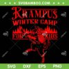Krampus Winter Camp SVG PNG, Merry Christmas Evil Hail Santa SVG, Merry Krampus DXF SVG PNG EPS