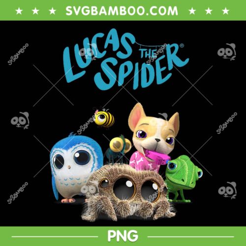 Lucas The Spider Friends PNG, Cute Lucas Spider PNG, Characters From Lucas The Spider PNG