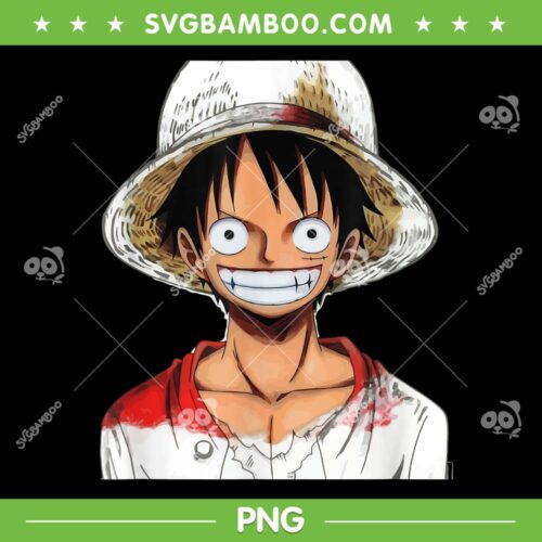 Luffy Nika Laugh Gear 5 PNG, Straw Hatted Pirate PNG, Anime One Piece PNG