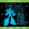 MEGA MAN X 30th Anniversary SVG PNG, Legacy Cartridge Collection SVG, Japanese Release Dates DXF SVG PNG EPS