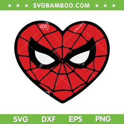 Marvel Spider Man Heart SVG PNG, Valentine Spider Heart SVG, Spiderman Face DXF SVG PNG EPS Marvel Spider Man Heart SVG PNG, Valentine Spider Heart SVG, Spiderman Face DXF SVG PNG EPS