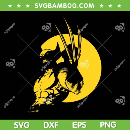 Marvel Wolverine Classic SVG PNG, Wolverine Logo SVG, Marvel XMen Wolverine DXF SVG PNG EPS