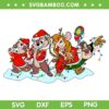 Chip and Dale Friends Christmas SVG PNG, Disney Chip and Dale Xmas Light SVG, Chip Dale Santa Hat DXF SVG PNG EPS