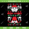 Merry Sithmas Christmas Character SVG PNG, Merry Christmas Sithmas SVG, Star Wars Christmas DXF SVG PNG EPS