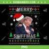 Merry Sniffmas Christmas PNG, Biden And Trump Ugly Christmas PNG, Funny Anti Joe Biden Christmas PNG