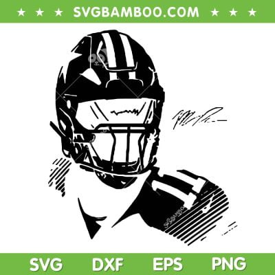 Micah Parsons Always Hungry SVG PNG, Micah Aaron Parsons SVG, American Football Player DXF SVG PNG EPS