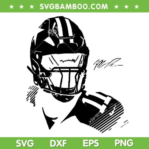 Micah Parsons Always Hungry SVG PNG, Micah Aaron Parsons SVG, American Football Player DXF SVG PNG EPS