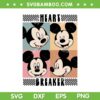Mickey Heartbreaker SVG PNG, Mickey Mouse Anti Valentines Day SVG, Disney Valentine DXF SVG PNG EPS