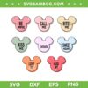Mickey Mouse Candy Hearts SVG PNG, Mickey Valentines SVG, Disney Valentines Day DXF SVG PNG EPS