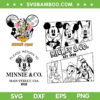 Mickey And Friends Classic SVG PNG, Disney Mouse 1928 SVG, Mickey Minnie And Co 1928 DXF SVG PNG EPS