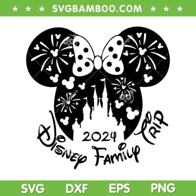 Minnie Disney Trip 2024 SVG PNG, Minnie Family Trip 2024 SVG, Disney Family Vacation DXF SVG PNG EPS Minnie Disney Trip 2024 SVG PNG, Minnie Family Trip 2024 SVG, Disney Family Vacation DXF SVG PNG EPS