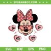 Minnie Mouse Valentine Candy Love SVG PNG, Disney Mouse Glasses Valentines SVG, Minnie Mouse Heart DXF SVG PNG EPS