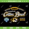 Missouri Tigers Cotton Bowl 2023 SVG PNG, Missouri Football Cotton Bowl SVG, NCAA Sports DXF SVG PNG EPS