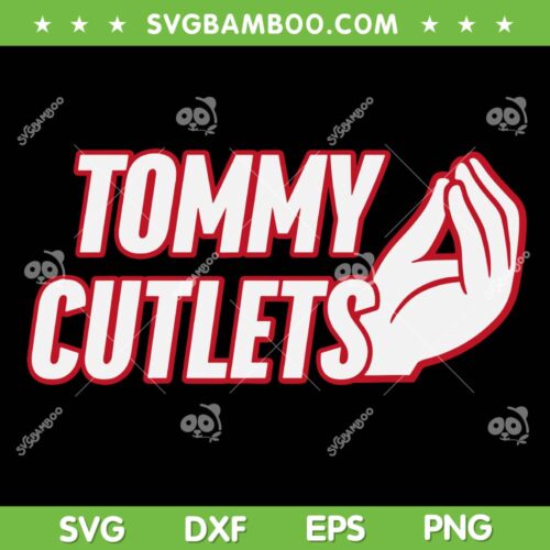 Tommy Cutlets Hand SVG PNG, Hand Gesture Football Quarterback SVG, Tommy Cutlets Football Player DXF SVG PNG EPS