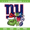 New York Giants Grinch Ho Ho Ho SVG PNG, Christmas New York Giants SVG, NFL Grinch Football DXF SVG PNG EPS