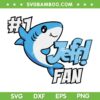 One Cozy Shark SVG PNG, Shark #1 Jeff Fan SVG, Jeff The Land Shark DXF SVG PNG EPS