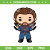 Peter Quill Chibi SVG PNG, Guardian Of The Galaxy Peter Quill SVG, Peter Quill Superhero DXF SVG PNG EPS