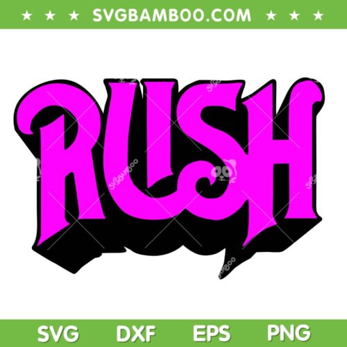 Rush Logo SVG PNG, Rock Music Band SVG, Rush Band 2112 DXF SVG PNG EPS