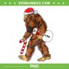 Santa Bigfoot With Snowman Candy Cane PNG, Christmas Sasquatch PNG, Sasquatch Santa Hat PNG Santa Bigfoot With Snowman Candy Cane PNG, Christmas Sasquatch PNG, Sasquatch Santa Hat PNG