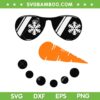 Snowman Face Glasses SVG PNG, Snow Flakes Face Christmas SVG, Cute Snowflake DXF SVG PNG EPS Snowman Face Glasses SVG PNG, Snow Flakes Face Christmas SVG, Cute Snowflake DXF SVG PNG EPS