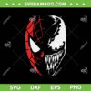 Spiderman Venom Face SVG PNG, Superhero Marvel Head SVG, Marvel Spider man Venom DXF SVG PNG EPS
