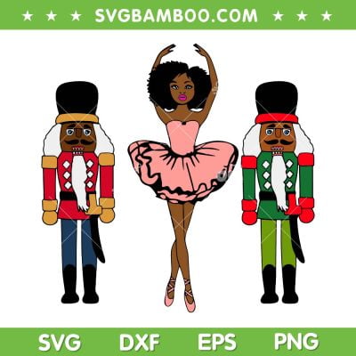 Sugar Plum Fairy Black Nutcracker SVG, Christmas African American SVG, Black Nutcracker Xmas DXF SVG PNG EPS Sugar Plum Fairy Black Nutcracker SVG, Christmas African American SVG, Black Nutcracker Xmas DXF SVG PNG EPS