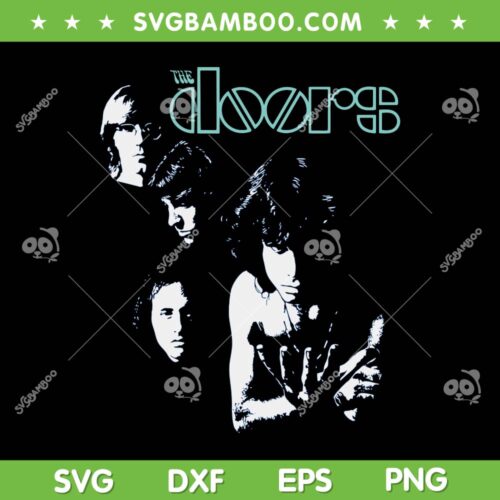 The Doors Light And Shadow SVG PNG, Rock Music Band SVG, The Doors Rock Band DXF SVG PNG EPS