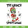 The Grinch Is My Spirit Animal SVG PNG, Bluey Grinch Merry Christmas SVG, Grinch Quote DXF SVG PNG EPS The Grinch Is My Spirit Animal SVG PNG, Bluey Grinch Merry Christmas SVG, Grinch Quote DXF SVG PNG EPS