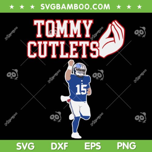 Tommy Cutlets SVG PNG, Tommy Cutlets 15 Hand SVG, New York Giants DXF SVG PNG EPS