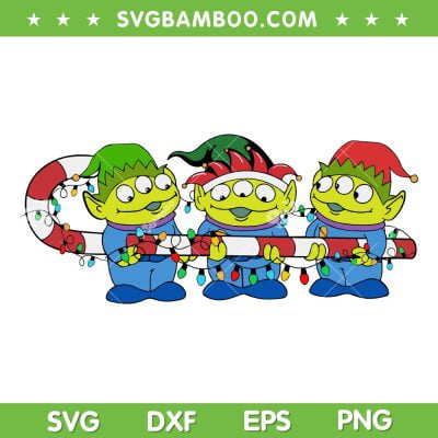 Toy Story Aliens Merry Christmas SVG, Pixar Aliens Candy Cane SVG, Christmas Toy Story DXF SVG PNG EPS Toy Story Aliens Merry Christmas SVG, Pixar Aliens Candy Cane SVG, Christmas Toy Story DXF SVG PNG EPS