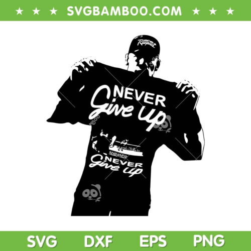 WWE John Cena SVG PNG, John Cena Never Give Up SVG, Cartoon Wrestler WWE DXF SVG PNG EPS