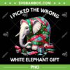 White Elephant Gift Christmas PNG, Wrapped Elephant Dumb Gift PNG, Elephant Christmas Ornament PNG White Elephant Gift Christmas PNG, Wrapped Elephant Dumb Gift PNG, Elephant Christmas Ornament PNG