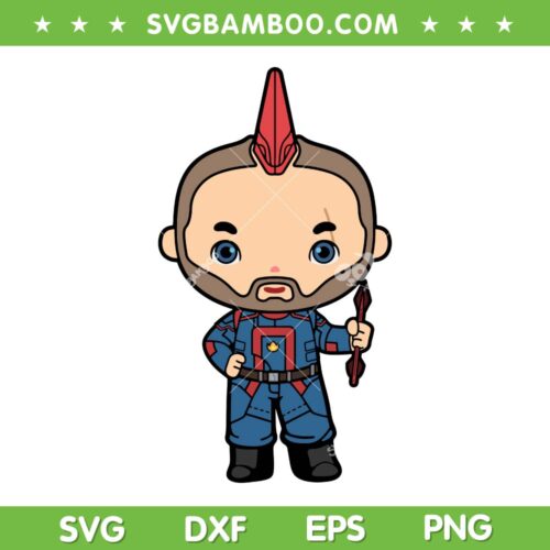 Kraglin Chibi SVG PNG, Kraglin Guardians SVG, Guardians Of The Galaxy DXF SVG PNG EPS
