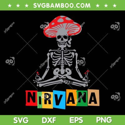 Nirvana Skeleton Yoga SVG PNG, Meditation Skeleton SVG, Yoga Lover DXF SVG PNG EPS Nirvana Skeleton Yoga SVG PNG, Meditation Skeleton SVG, Yoga Lover DXF SVG PNG EPS