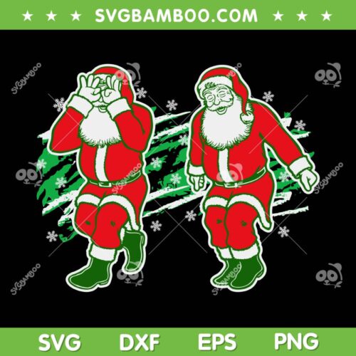 Santa Griddy Ugly Christmas SVG PNG, Santa Claus Griddy Dance SVG, Funny Santa Christmas DXF SVG PNG EPS