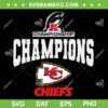 AFC Championship 2024 SVG PNG, Chiefs AFC Champions SVG, Kansas City Chiefs 4 Champs DXF SVG PNG EPS