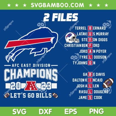 Bills AFC East Champions SVG, 2023 Afc East Champions SVG PNG, 2 Files Buffalo Bills Afc Champs DXF SVG PNG EPS Bills AFC East Champions SVG, 2023 Afc East Champions SVG PNG, 2 Files Buffalo Bills Afc Champs DXF SVG PNG EPS