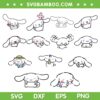 Cinnamoroll SVG Bundle, Hello Kitty And Friends SVG Bundle, Cinnamoroll Sanrio Cute Puppy DXF SVG PNG EPS