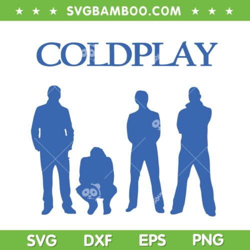 Coldplay World Tour 2024 SVG PNG, Coldplay Band Tour SVG, Coldplay Band Rock DXF SVG PNG EPS