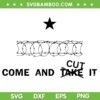 Come And Cut It SVG PNG, Border Razor Wire SVG, Cutting US Border Crossing DXF SVG PNG EPS
