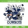 Cowboys Americas Team Mickey Football SVG, Mickey Mouse Dallas Cowboys SVG, Disney Cowboys Football DXF SVG PNG EPS