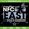 Cowboys Nfc East Champions SVG PNG, 2023 Nfc East Champions SVG PNG, Dallas Cowboys NFC Champs DXF SVG PNG EPS